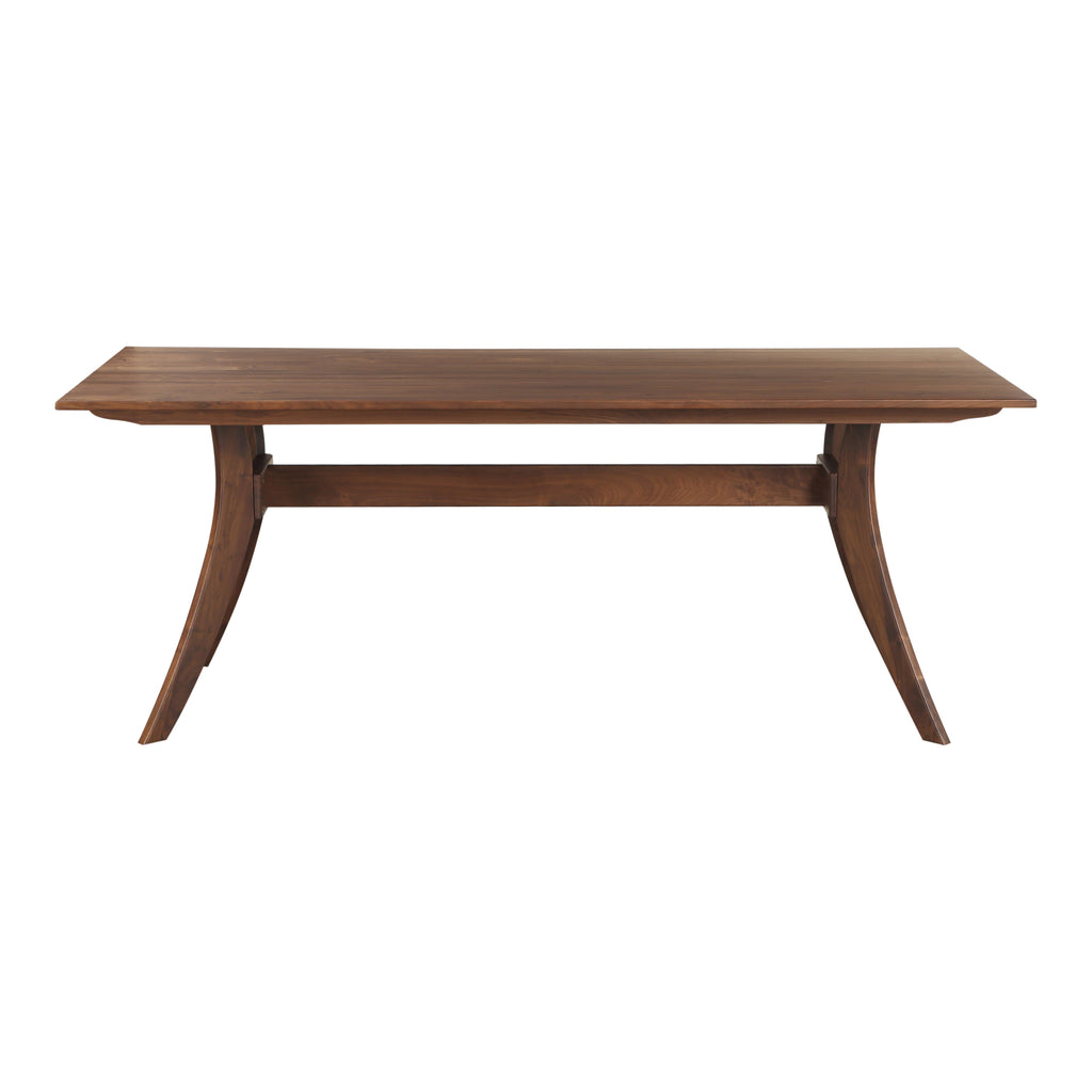 FLORENCE RECTANGULAR DINING TABLE SMALL WALNUT