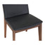 DECO DINING CHAIR BLACK PVC-M2