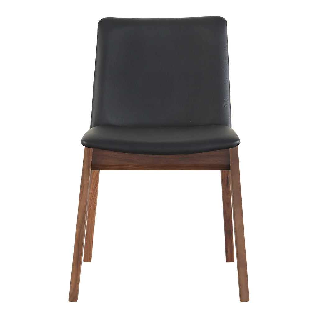 DECO DINING CHAIR BLACK PVC-M2