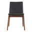 DECO DINING CHAIR BLACK PVC-M2