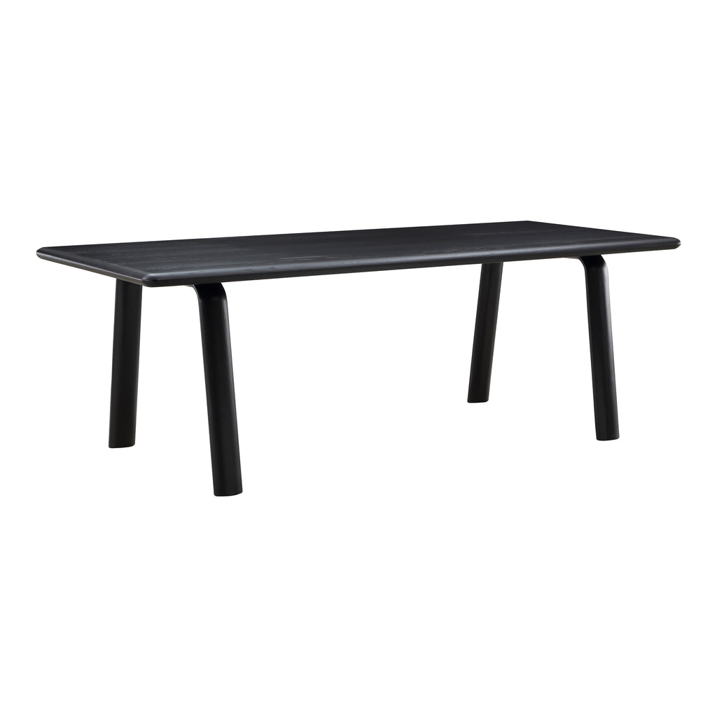 MALIBU DINING TABLE BLACK ASH