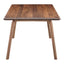 MALIBU DINING TABLE WALNUT