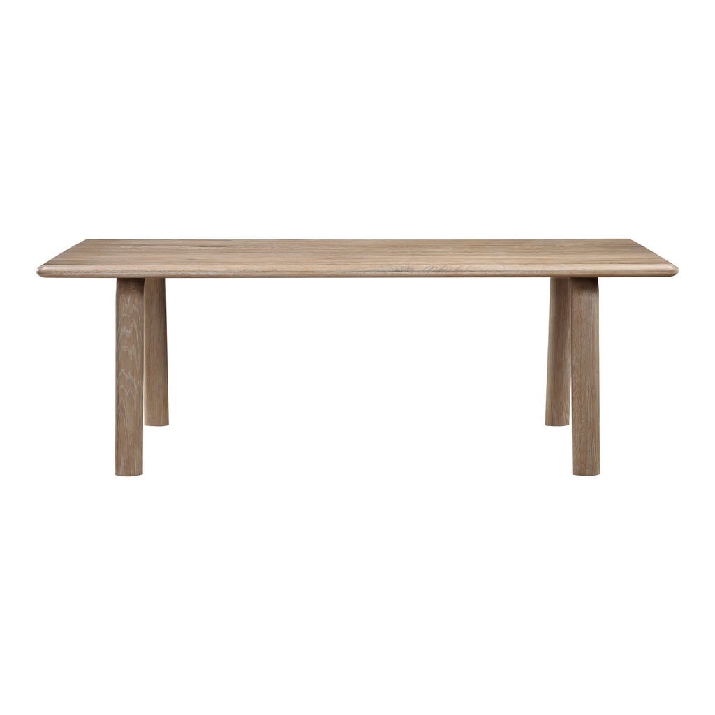 MALIBU DINING TABLE WHITE OAK