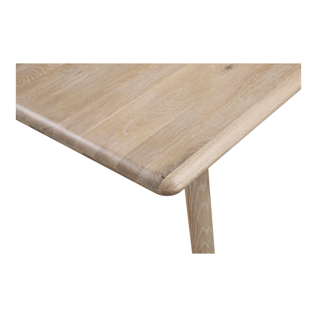 MALIBU DINING TABLE WHITE OAK