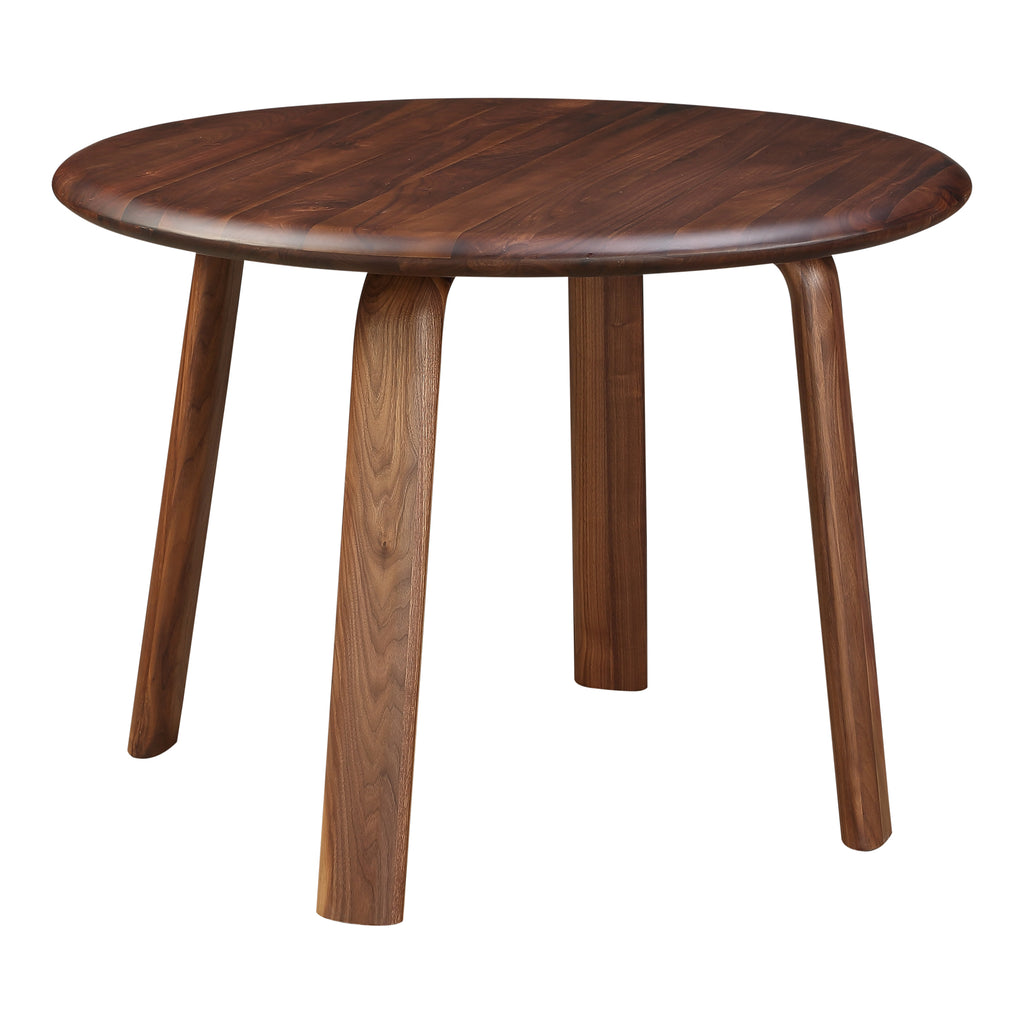 MALIBU ROUND DINING TABLE WALNUT