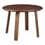 MALIBU ROUND DINING TABLE WALNUT