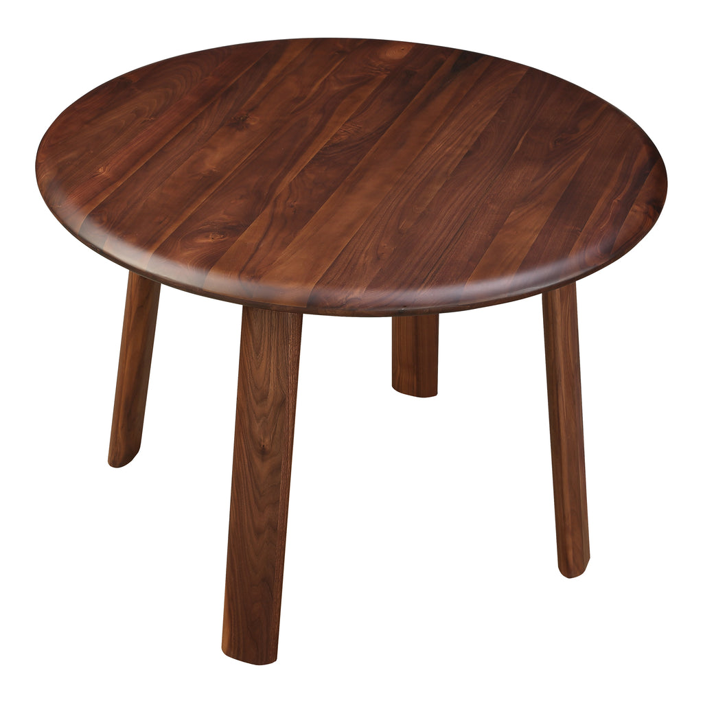 MALIBU ROUND DINING TABLE WALNUT