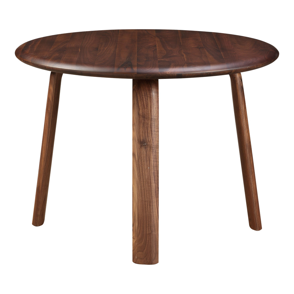 MALIBU ROUND DINING TABLE WALNUT