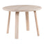 MALIBU ROUND DINING TABLE  WHITE OAK