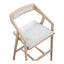 PADMA OAK BARSTOOL LIGHT GREY