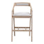 PADMA OAK BARSTOOL LIGHT GREY