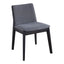 DECO ASH DINING CHAIR CHARCOAL-M2