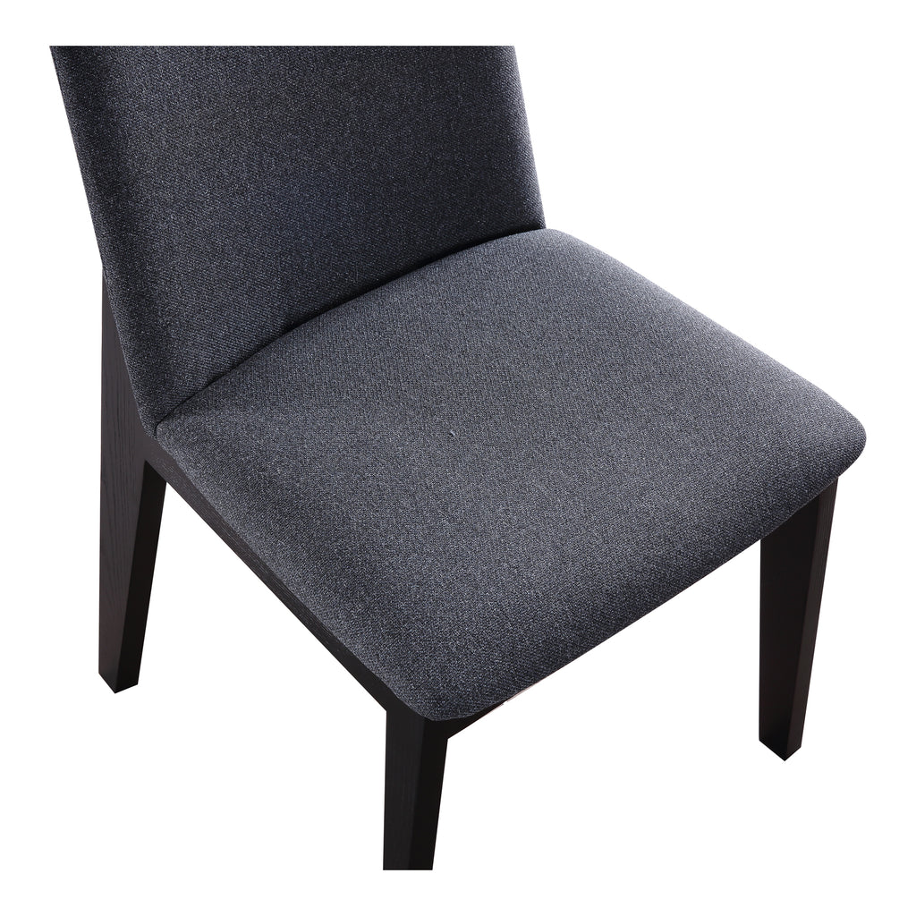 DECO ASH DINING CHAIR CHARCOAL-M2