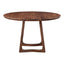 SILAS ROUND DINING TABLE WALNUT