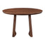 SILAS ROUND DINING TABLE WALNUT