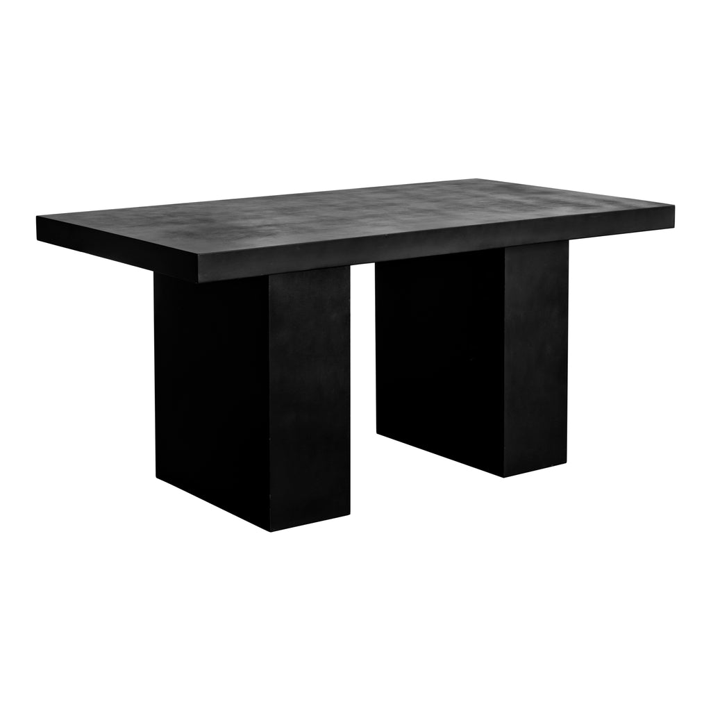 AURELIUS 2 OUTDOOR DINING TABLE BLACK