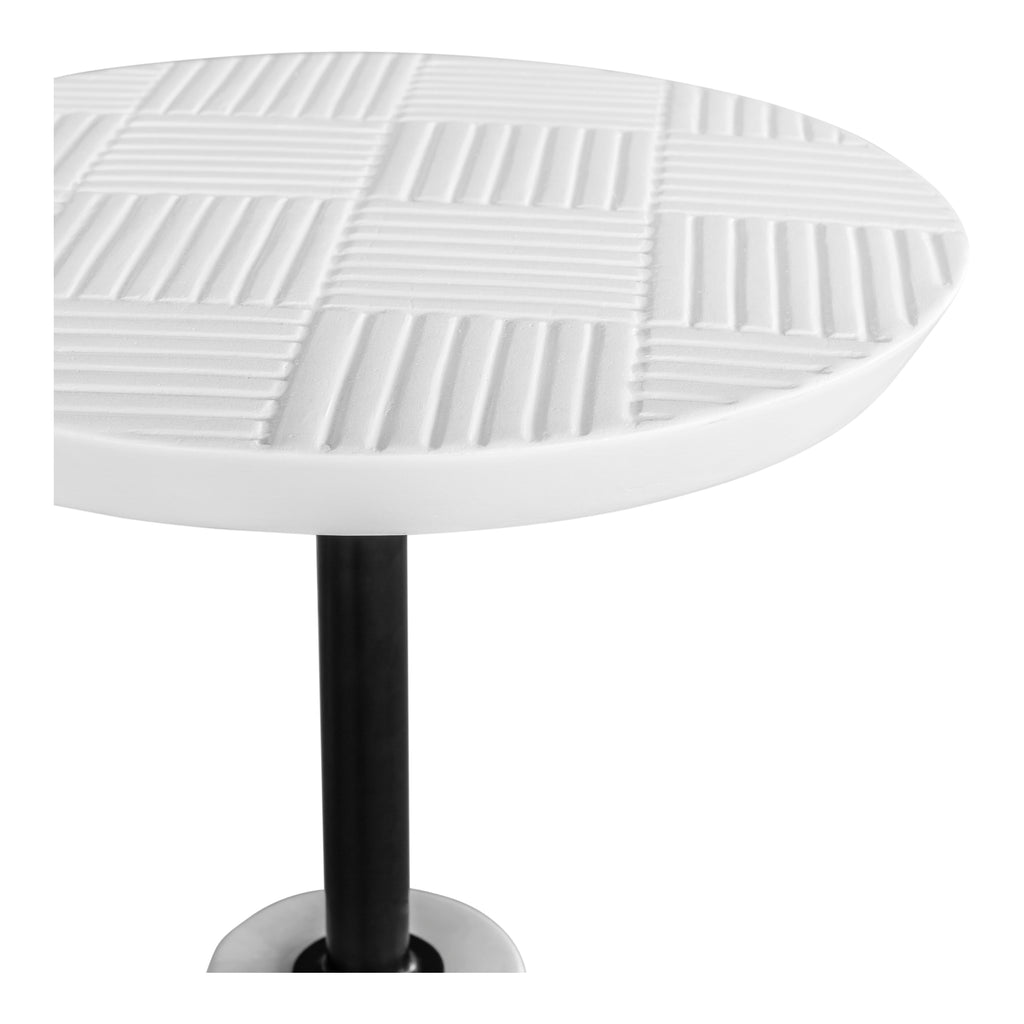 FOUNDATION OUTDOOR ACCENT TABLE WHITE