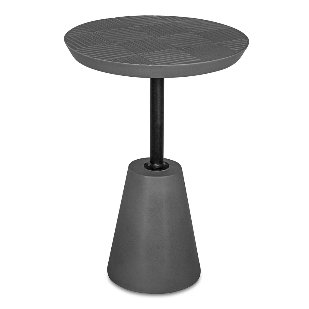 FOUNDATION OUTDOOR ACCENT TABLE GREY