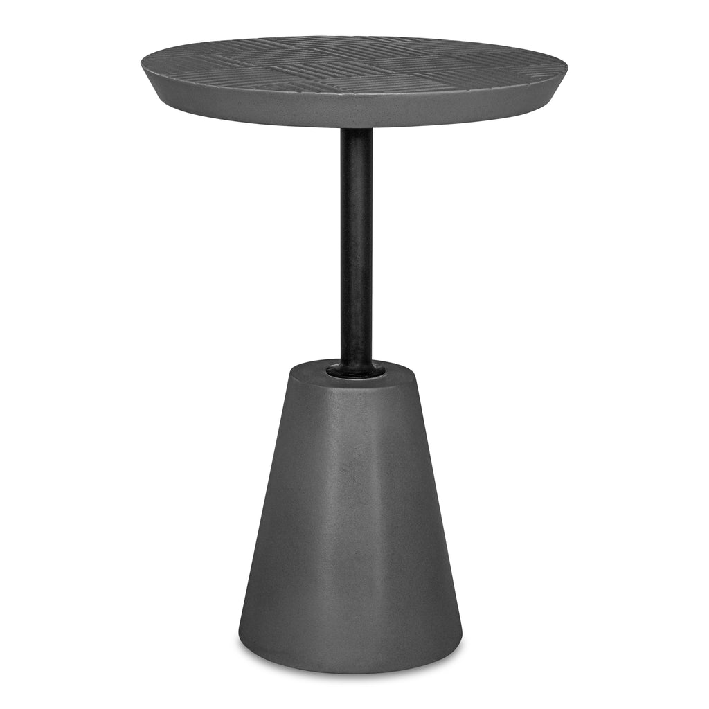 FOUNDATION OUTDOOR ACCENT TABLE GREY