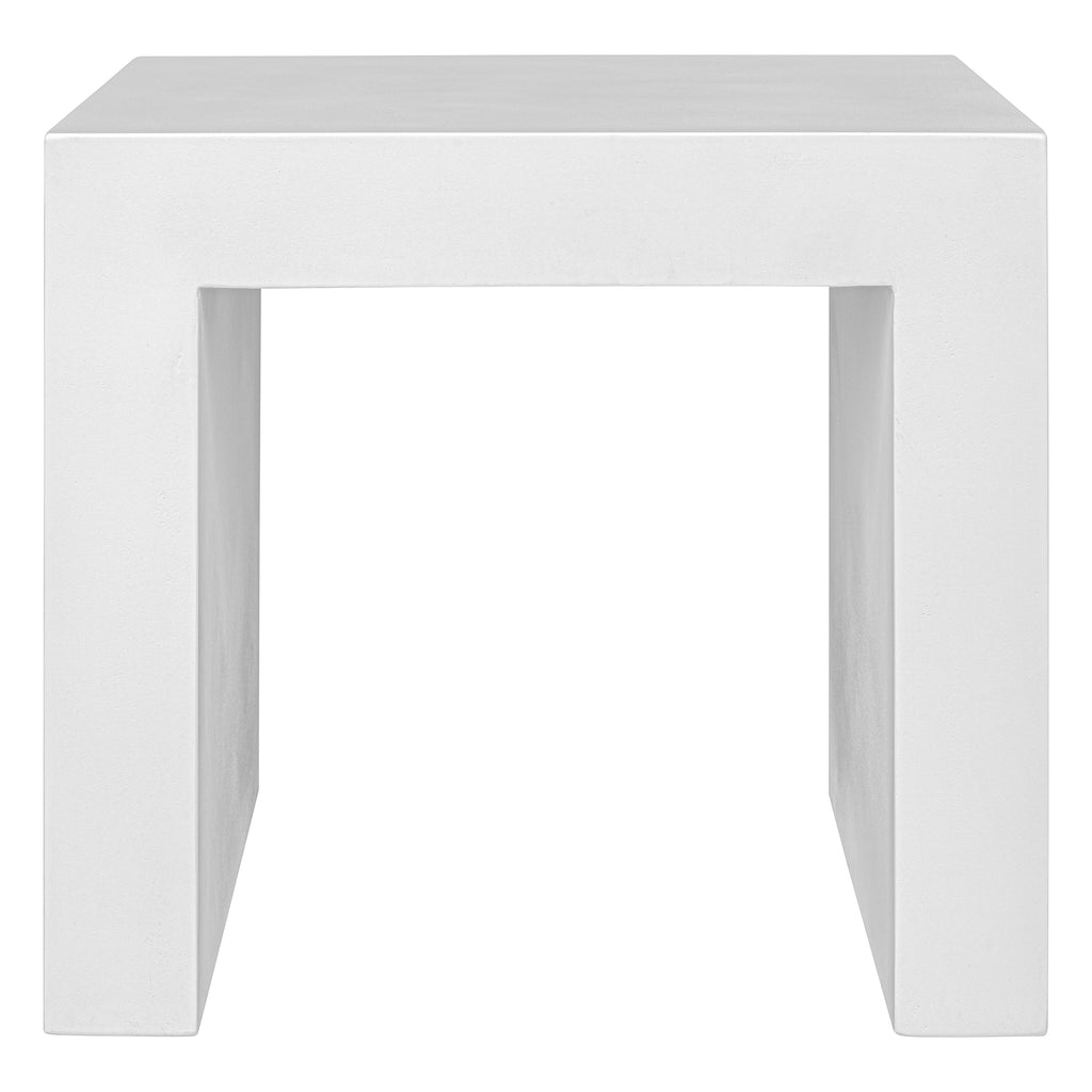 LAZARUS OUTDOOR STOOL WHITE