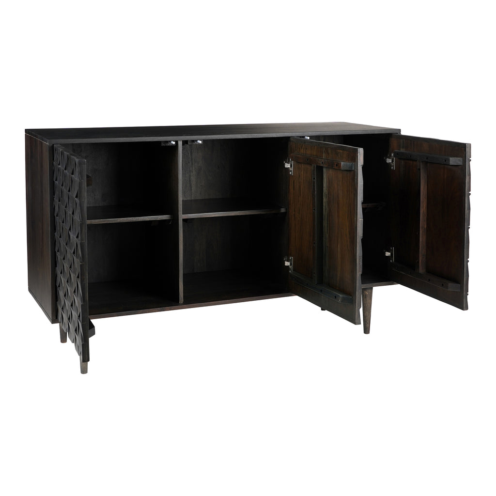 PABLO 3 DOOR SIDEBOARD BLACK