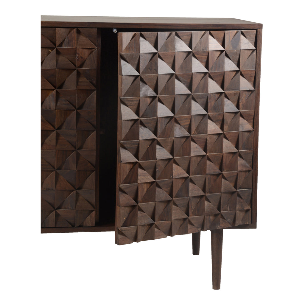 PABLO 3 DOOR SIDEBOARD BROWN