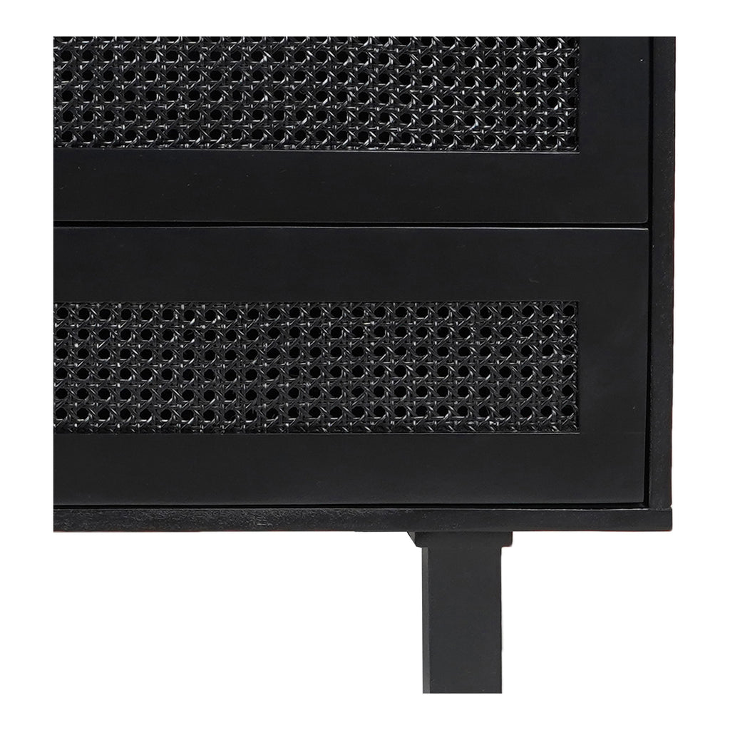 ASHTON 3 DRAWER CHEST BLACK