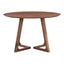 GODENZA DINING TABLE ROUND WALNUT