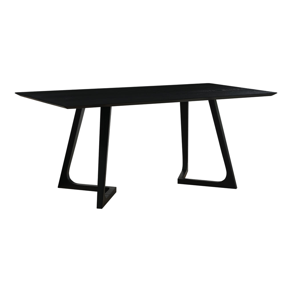 GODENZA DINING TABLE RECTANGULAR BLACK ASH