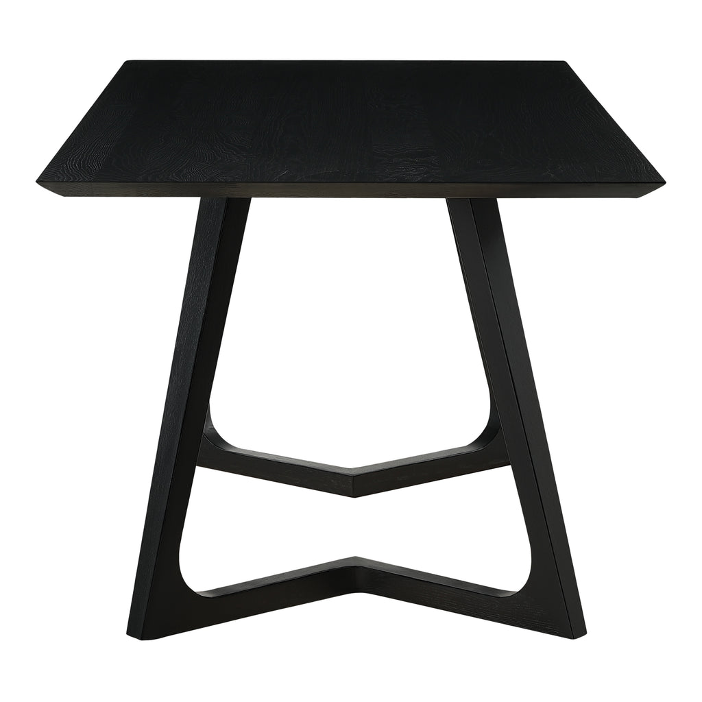 GODENZA DINING TABLE RECTANGULAR BLACK ASH