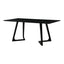 GODENZA DINING TABLE RECTANGULAR BLACK ASH