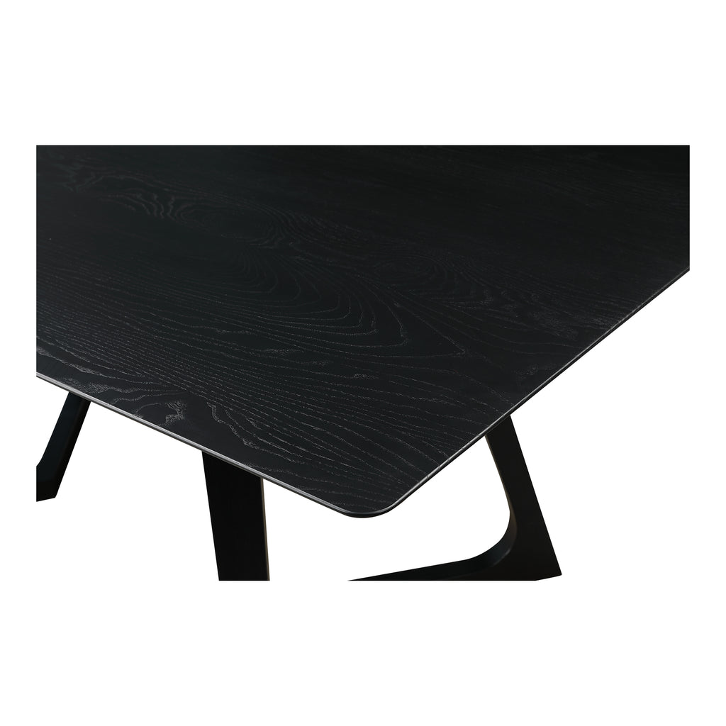 GODENZA DINING TABLE RECTANGULAR BLACK ASH