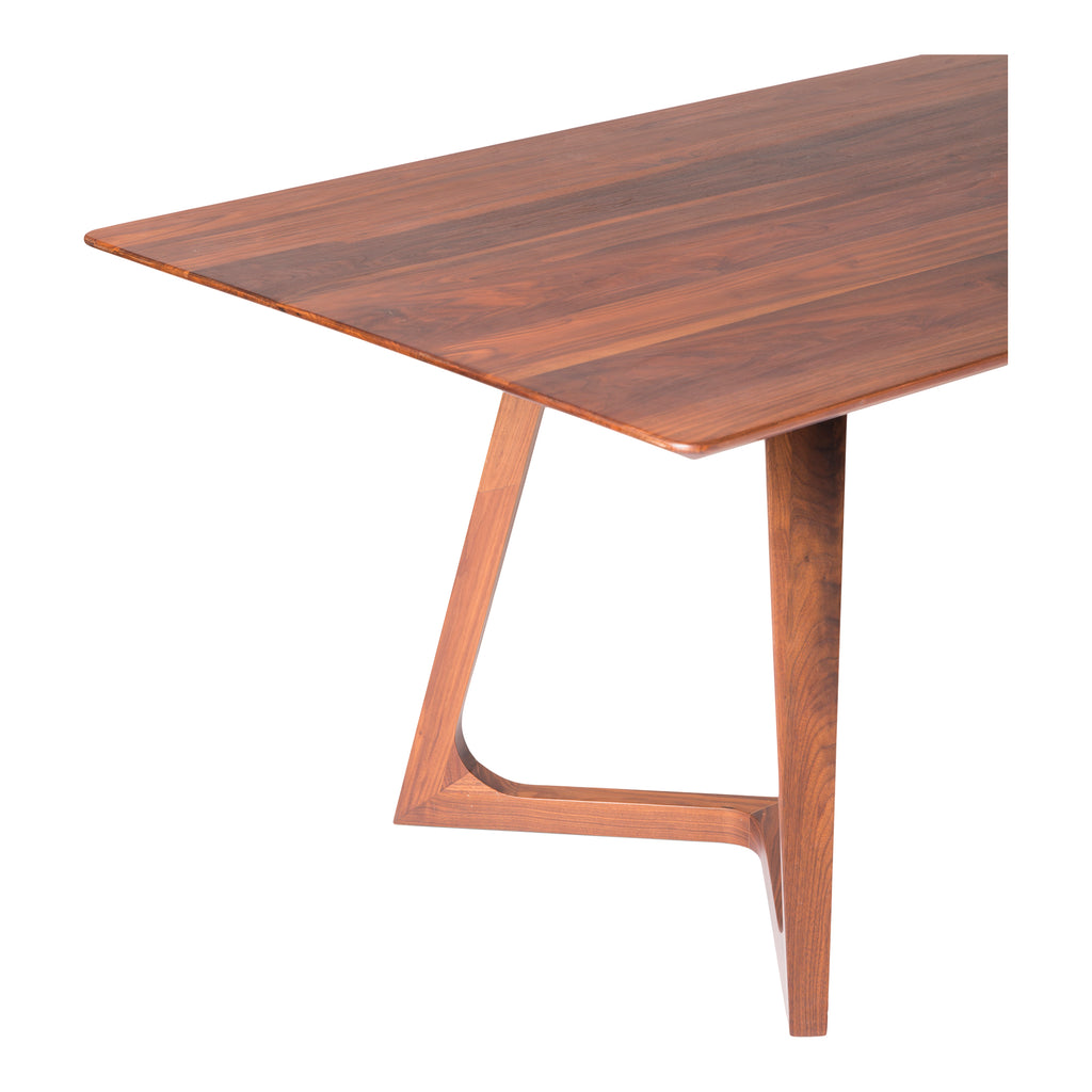 GODENZA DINING TABLE RECTANGULAR WALNUT