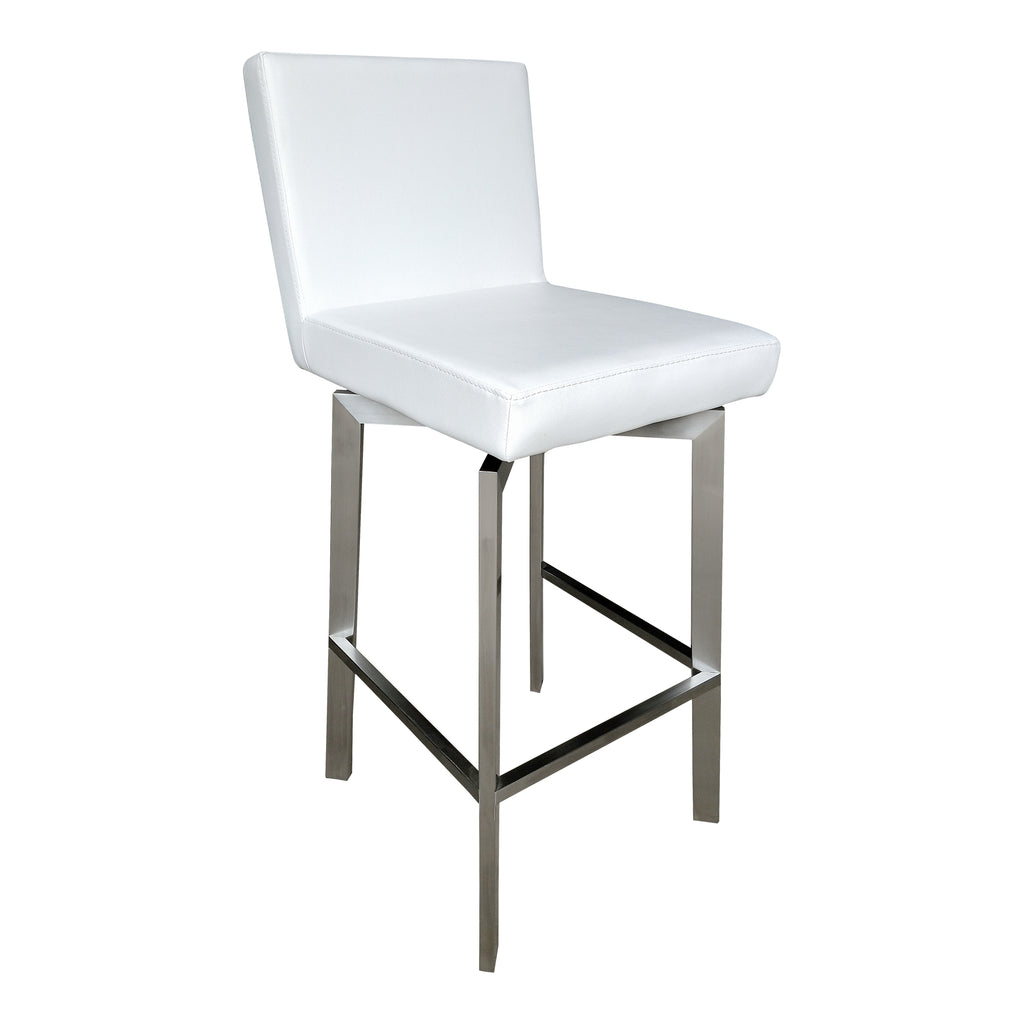 GIRO SWIVEL BARSTOOL WHITE