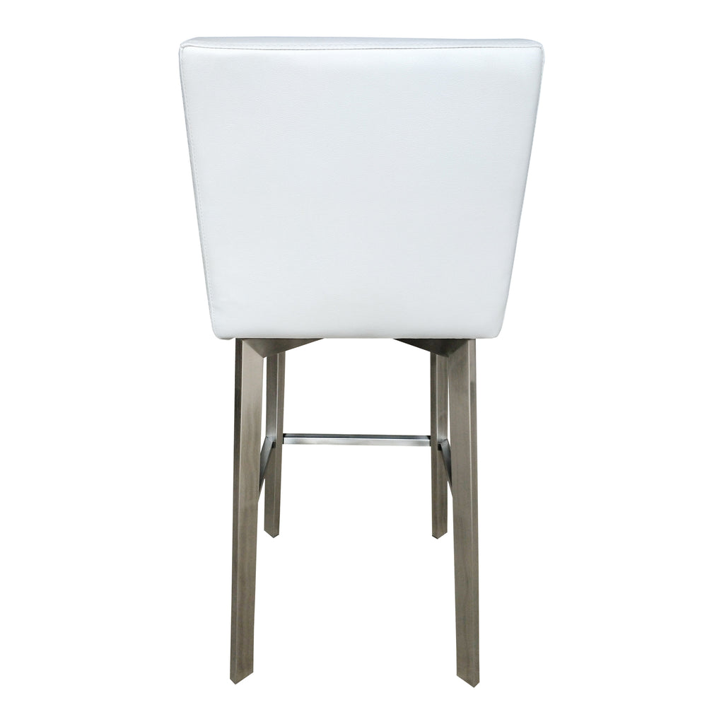 GIRO SWIVEL BARSTOOL WHITE