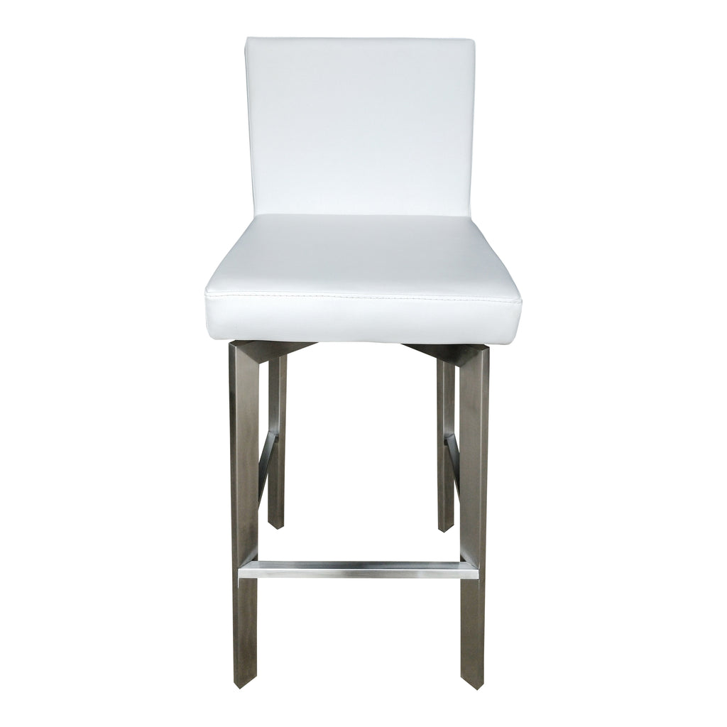 GIRO SWIVEL BARSTOOL WHITE