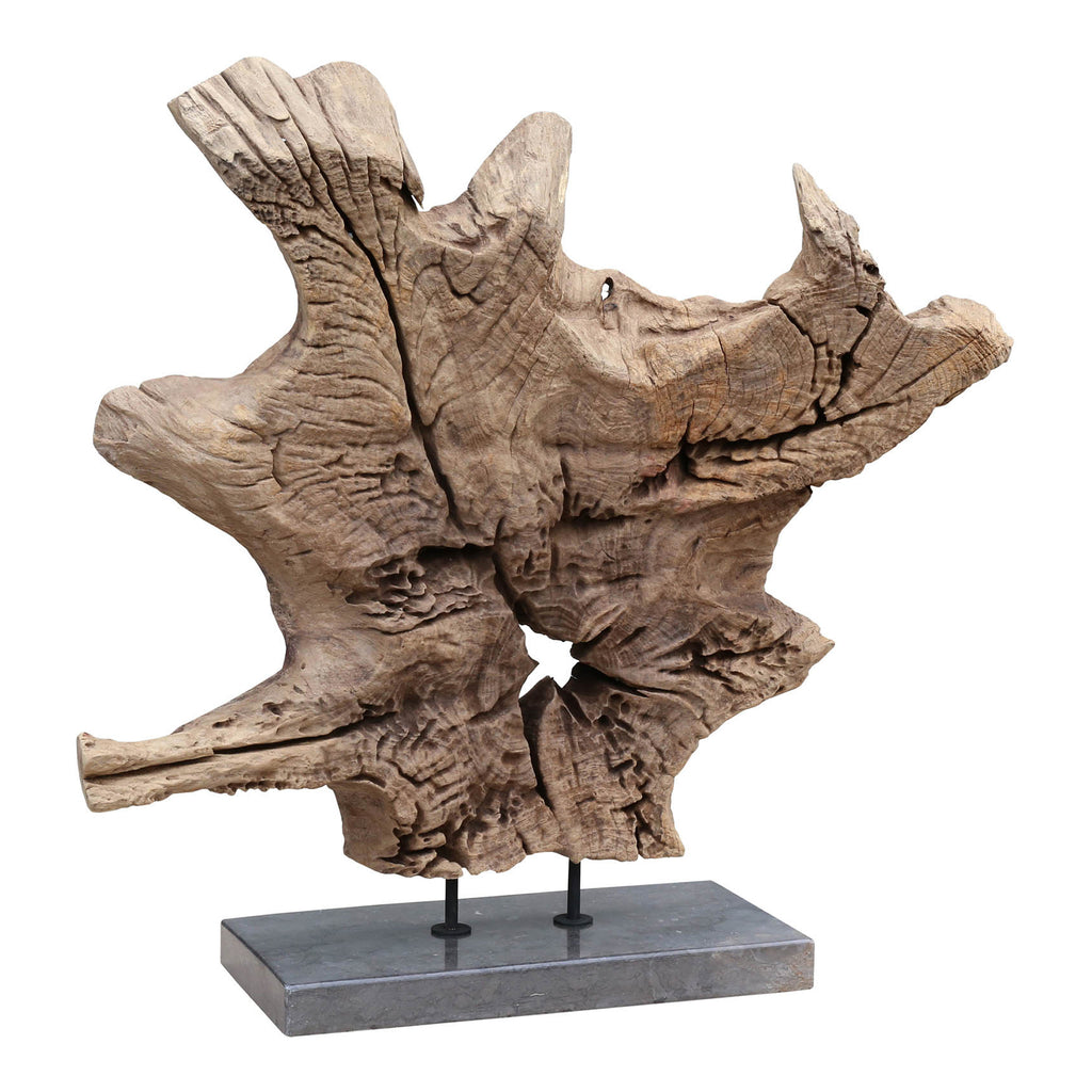 DAX NATURAL TEAK SCULPTURE