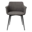 RONDA ARM CHAIR GREY-M2