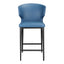 DELANEY COUNTER STOOL STEEL BLUE