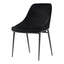 SEDONA DINING CHAIR SHADOWED BLACK VELVET-M2