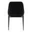 SEDONA DINING CHAIR SHADOWED BLACK VELVET-M2