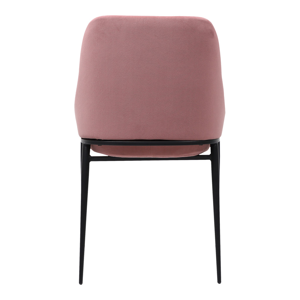 SEDONA DINING CHAIR PINK VELVET-M2