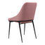 SEDONA DINING CHAIR PINK VELVET-M2