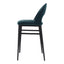 ROGER COUNTER STOOL TEAL VELVET