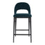 ROGER COUNTER STOOL TEAL VELVET