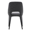 TIZZ DINING CHAIR DARK GREY