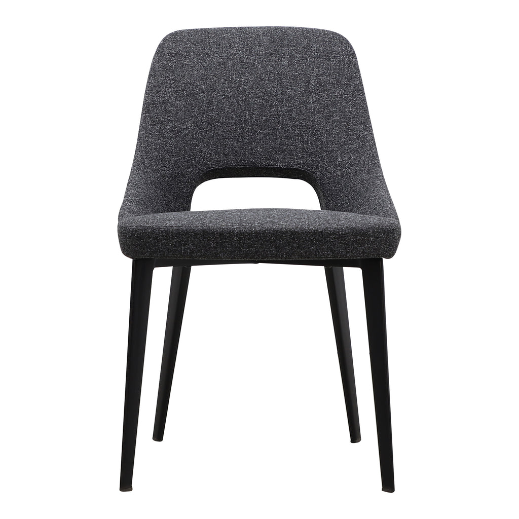 TIZZ DINING CHAIR DARK GREY