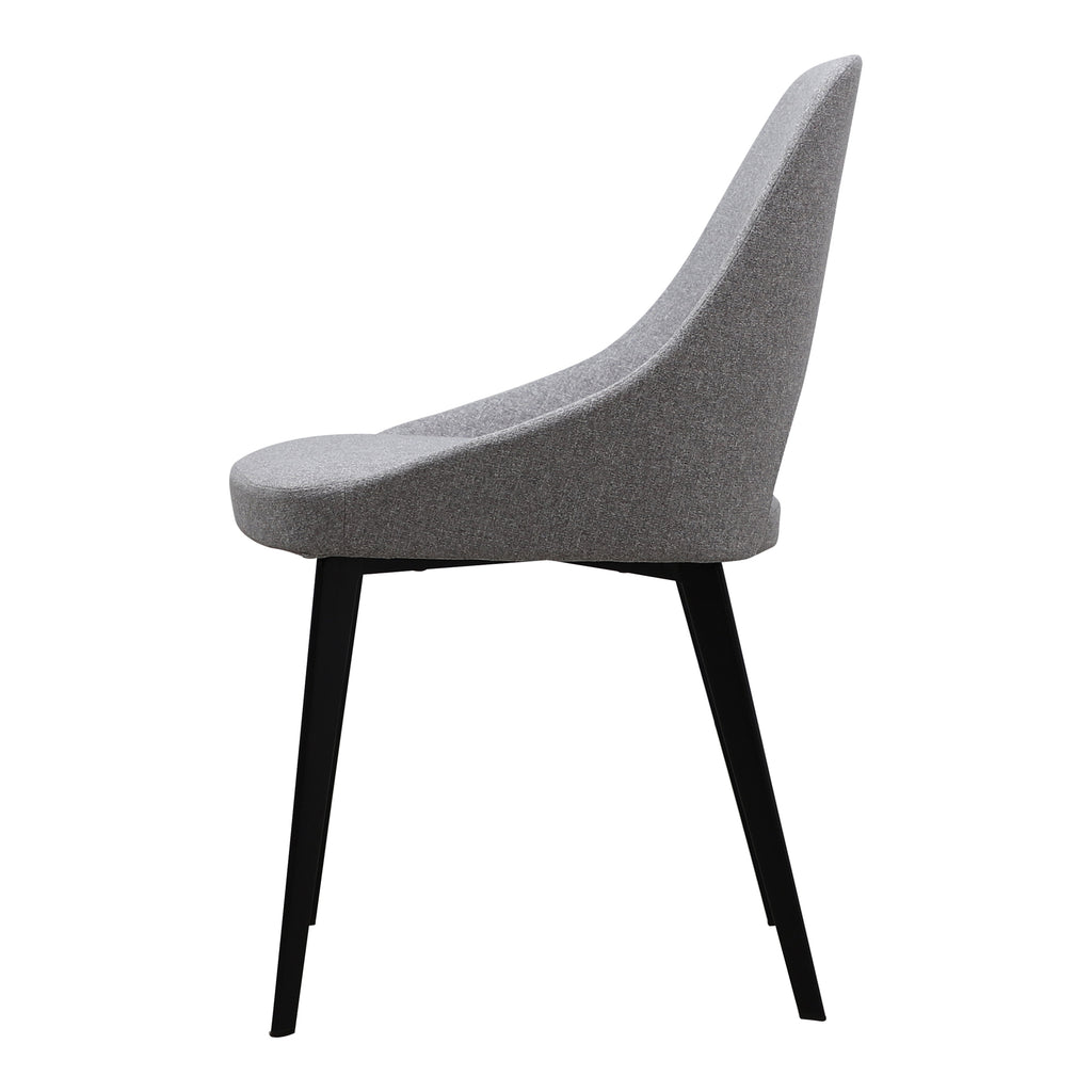 TIZZ DINING CHAIR LIGHT GREY