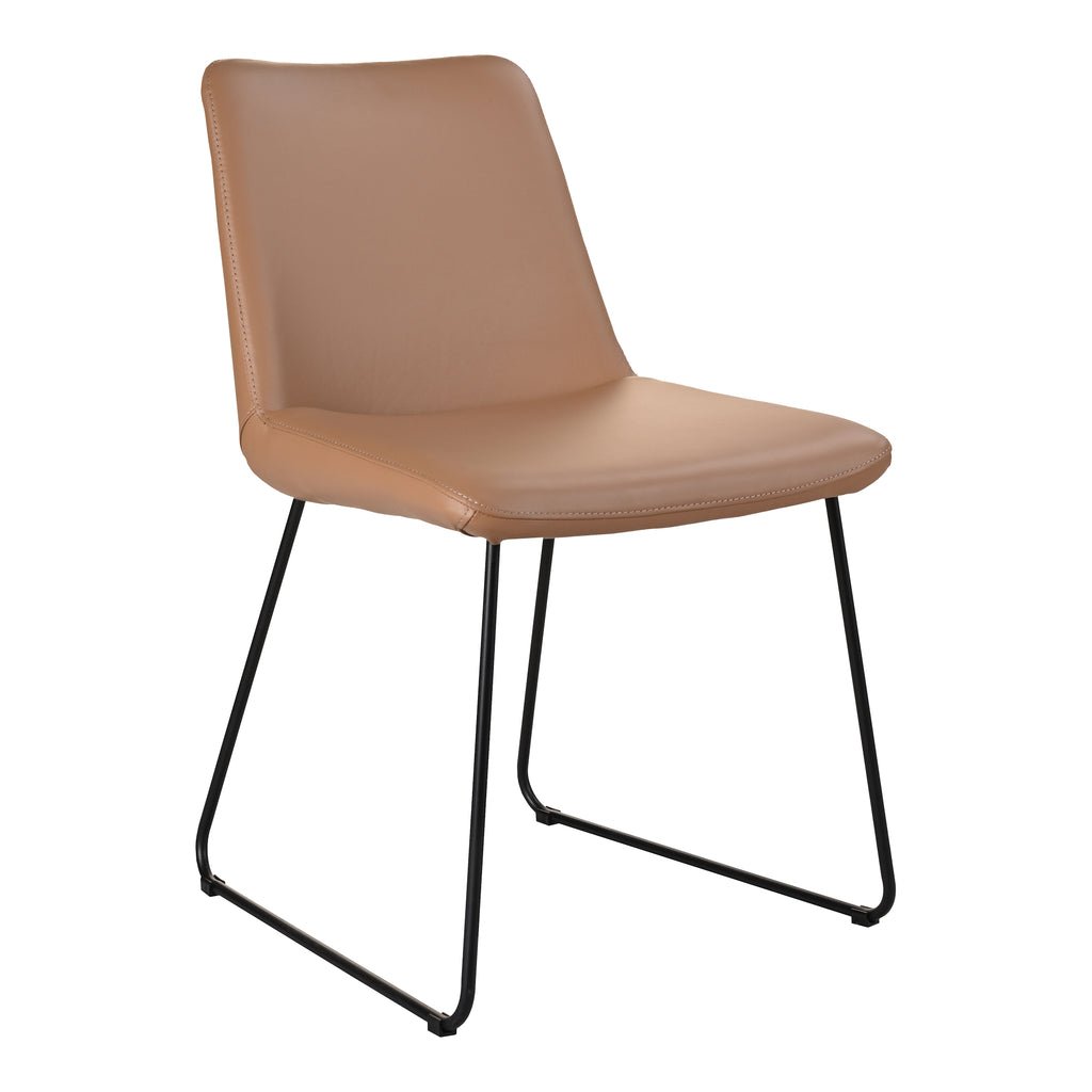 VILLA DINING CHAIR LIGHT BROWN-M2