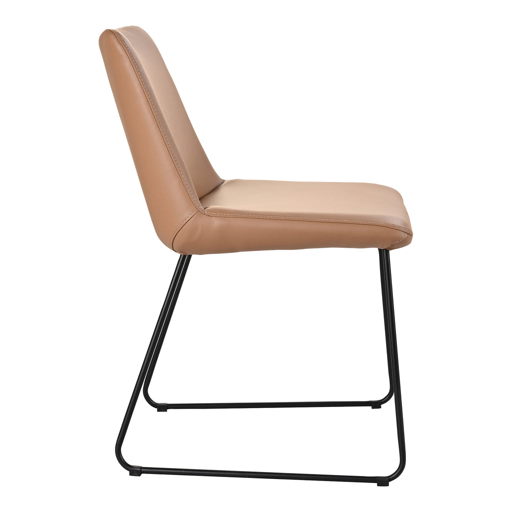 VILLA DINING CHAIR LIGHT BROWN-M2